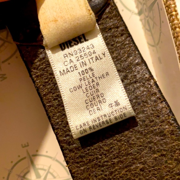 Diesel Cow Leather Belt Made In ITaly size 85cm - Picture 11 of 13